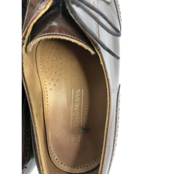 Johnston Murphy Optima Men’s Brown Leather Wingtip - Picture 9 of 11
